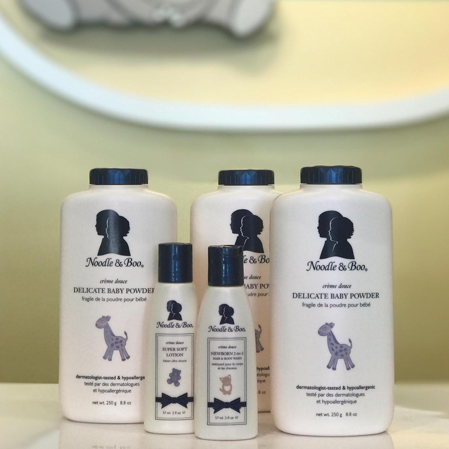 image:imageNoodle amp Boo Bundle of Joy Newborn Baby Gift Set Newborn 2in1 Hair amp Body Wash Super Soft Baby Lotion2 Fl Oz Pack of 2