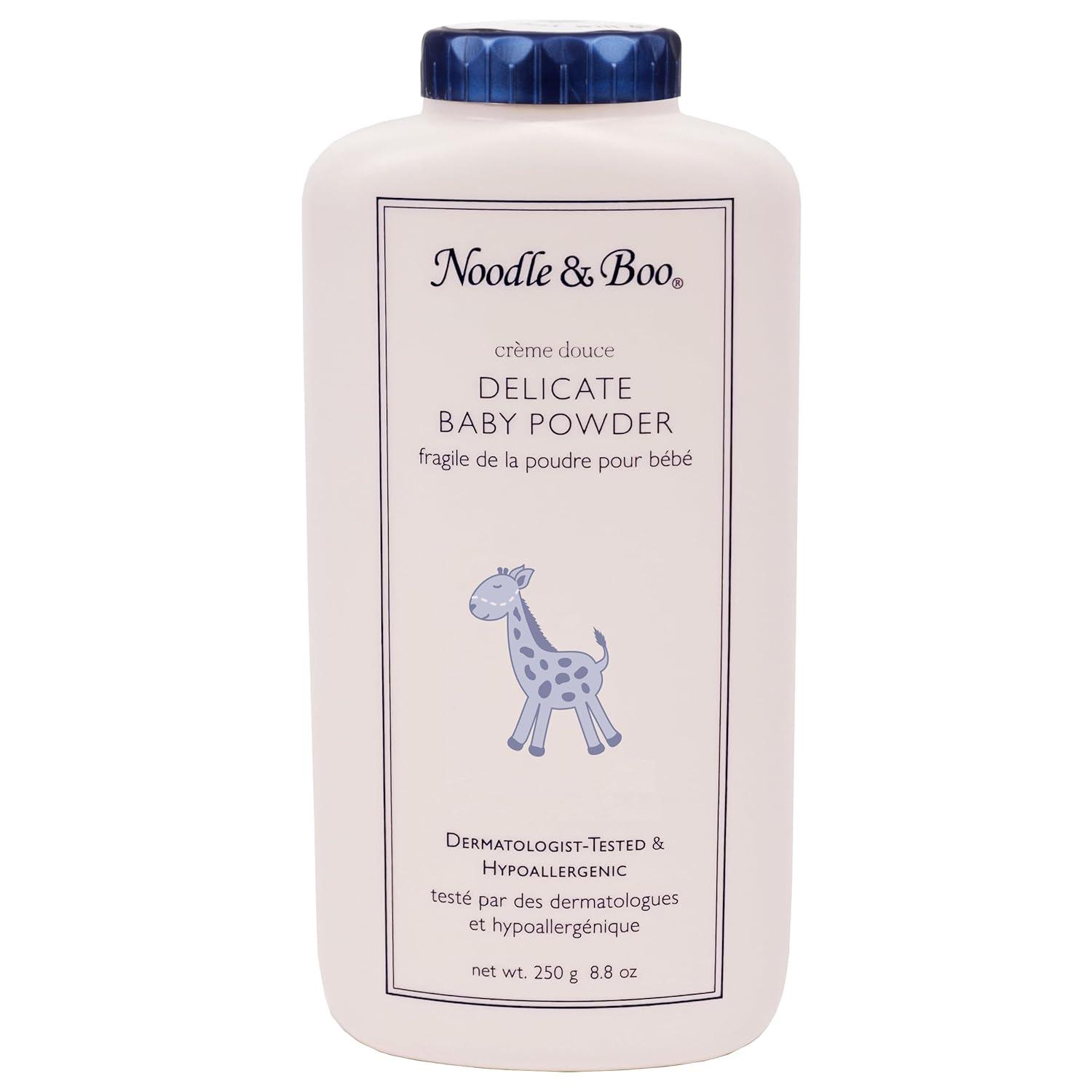 image:imageNoodle amp Boo Delicate Baby Powder with Pure Cornstarch and Aloe Talc FreeCrme Douce
