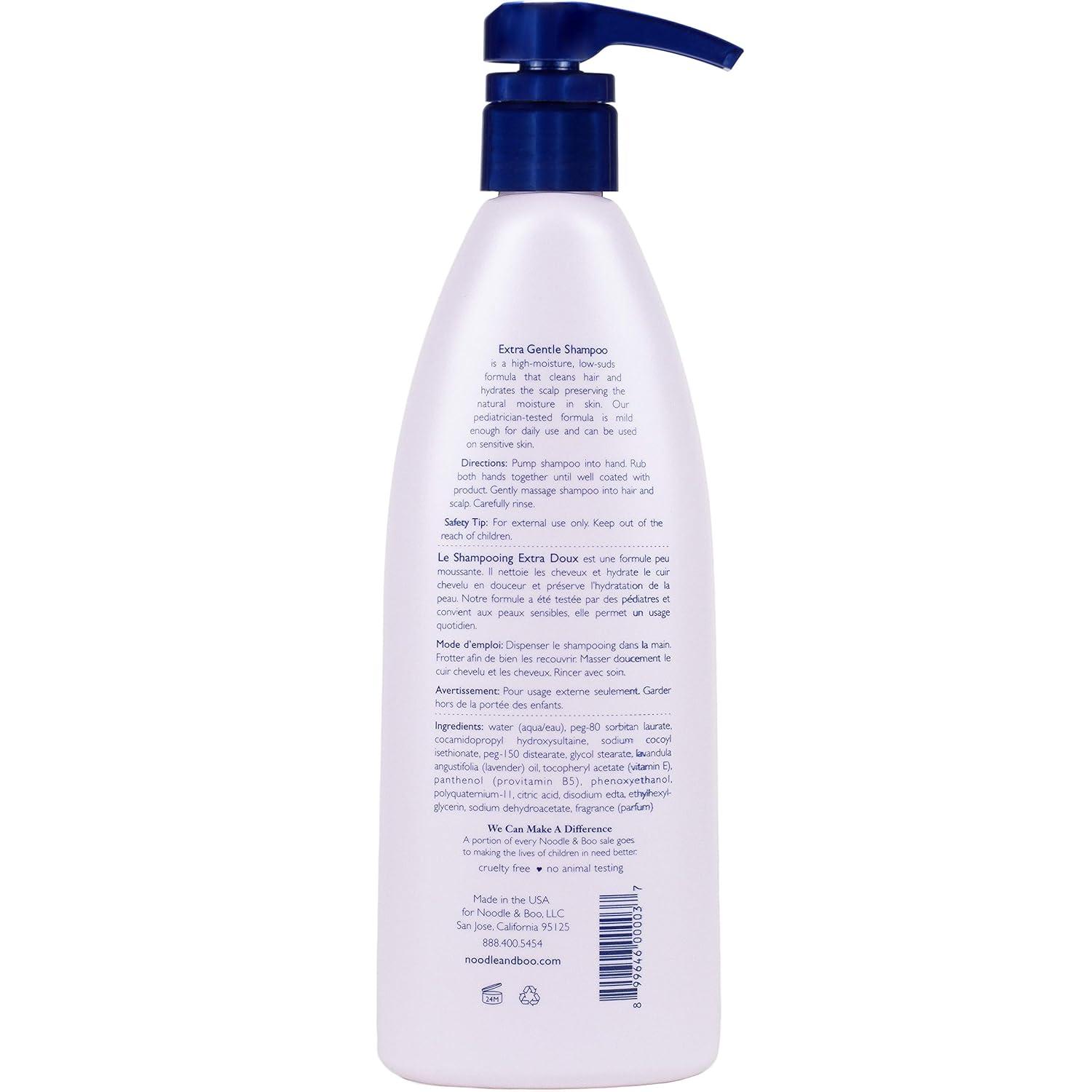 image:imageNoodle amp Boo Lavender Newborn Extra Gentle Shampoo Tear Free Pediatrician Tested Hydrating Baby Shampoo Free of Parabens Phthalates Sulfates and Dyes8 Fl Oz Pack of 2