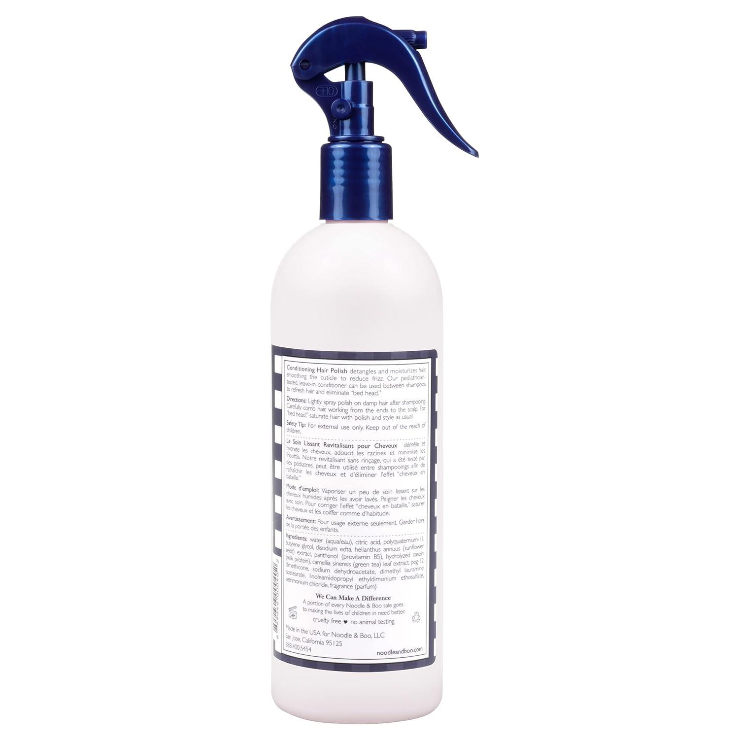 image:imageNoodle amp Boo Moisturizing Conditioning Hair Polish Detangler for Newborn and Baby16 Fl Oz Pack of 1