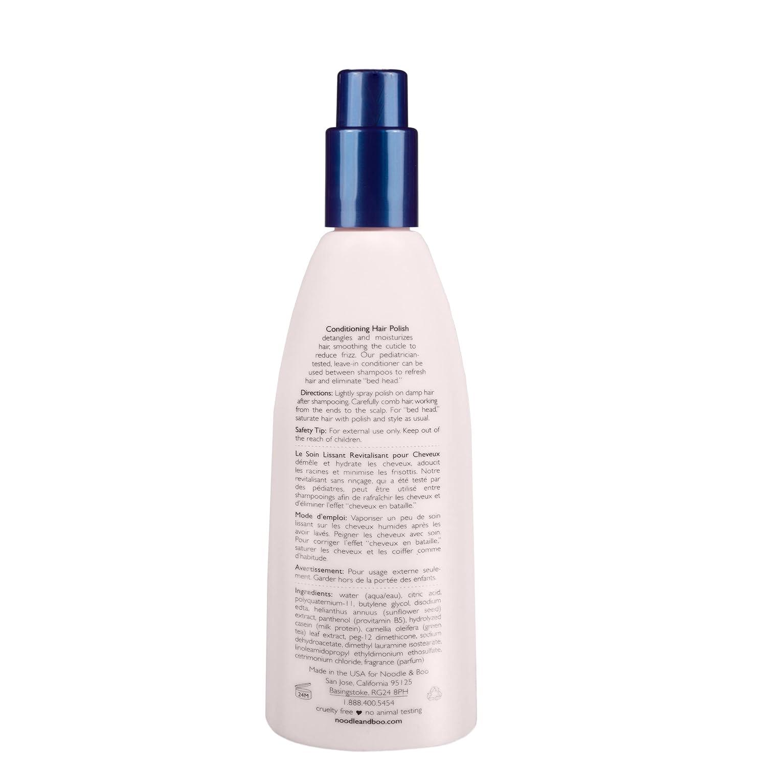 image:imageNoodle amp Boo Moisturizing Conditioning Hair Polish Detangler for Newborn and Baby8 Fl Oz Pack of 1