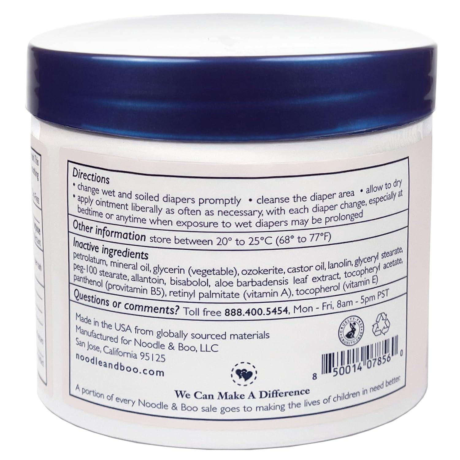 image:imageNoodle amp Boo The Best Diaper Rash Ointment Multi Purpose Baby Skin Care Zinc Oxide Ointment For Diaper Rash Prevention Treatment amp Relief Fragrance Free10 Ounce