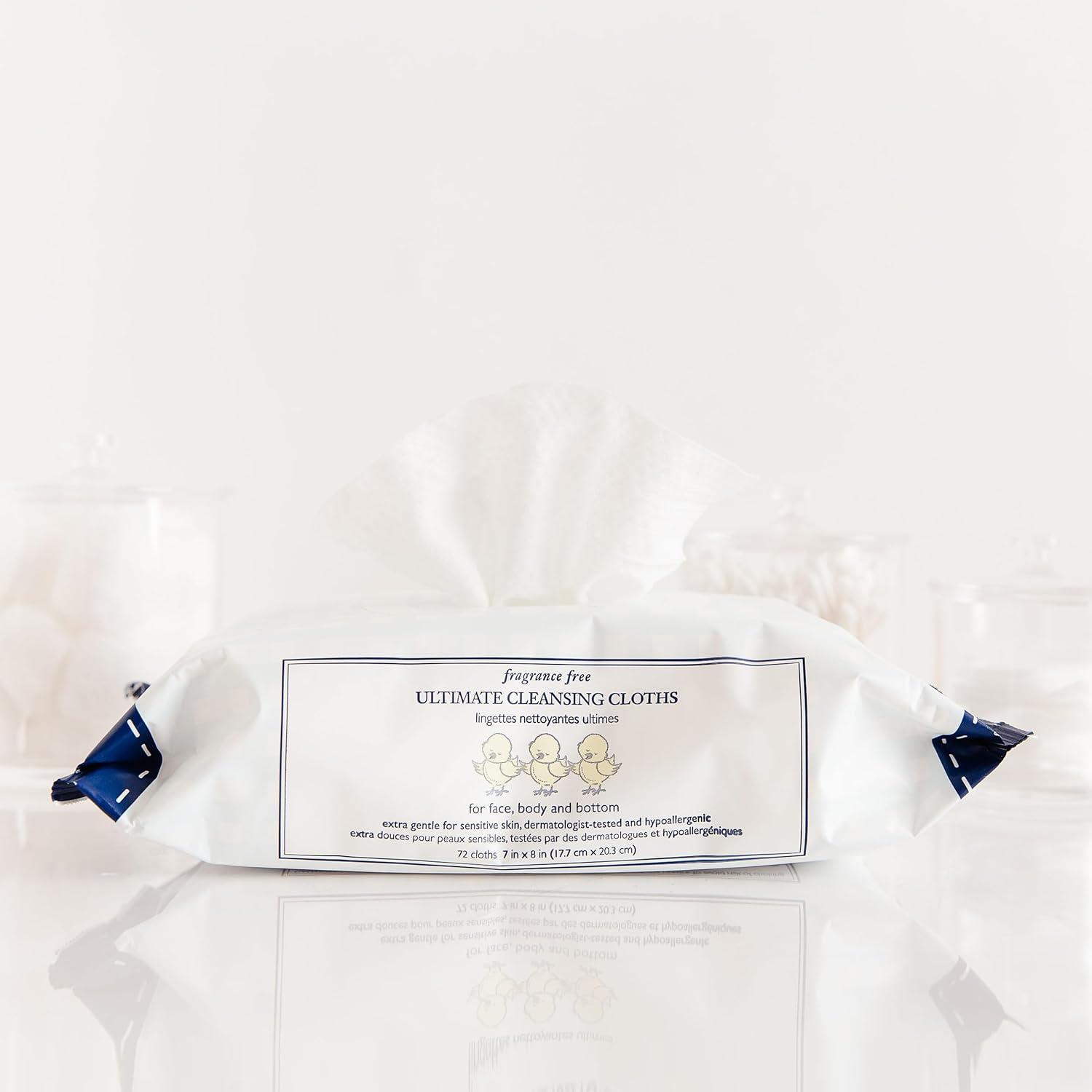 image:imageNoodle amp Boo Ultimate Baby Body and Face Cleansing ClothsCrme Douce