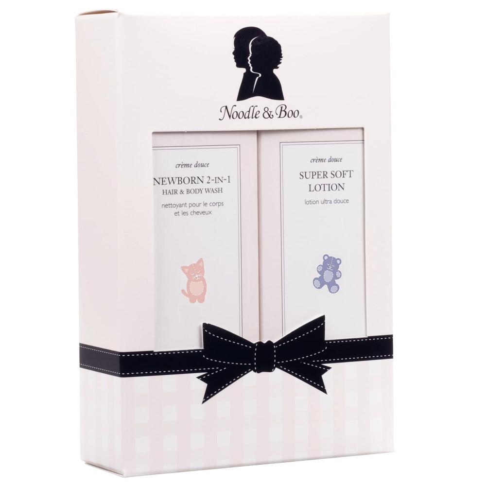 image:imageNoodle amp Boo Bundle of Joy Newborn Baby Gift Set  Newborn 2in1 Hair amp Body Wash Super Soft Baby Lotion8 Fl Oz Pack of 2