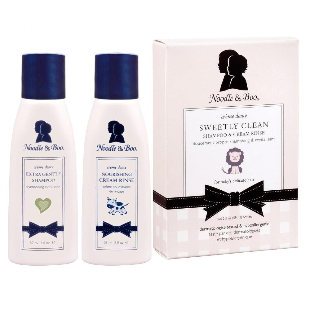 image:imageNoodle amp Boo Extra Gentle Baby Shampoo and Nourishing Cream Rinse Set4 Fl Oz Pack of 1