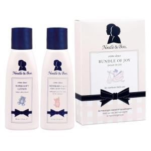 Noodle & Boo Bundle of Joy Newborn Baby Gift Set ; Newborn 2-in-1 Hair & Body Wash, Super Soft Baby Lotion(2 Fl Oz (Pack of 2))