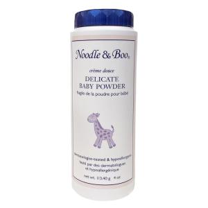 Noodle & Boo Delicate Baby Powder with Pure Cornstarch and Aloe, Talc Free(Crème Douce)