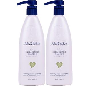 Noodle & Boo Lavender Newborn Extra Gentle Shampoo, Tear Free Pediatrician Tested Hydrating Baby Shampoo Free of Parabens, Phthalates, Sulfates and Dyes(8 Fl Oz (Pack of 2))
