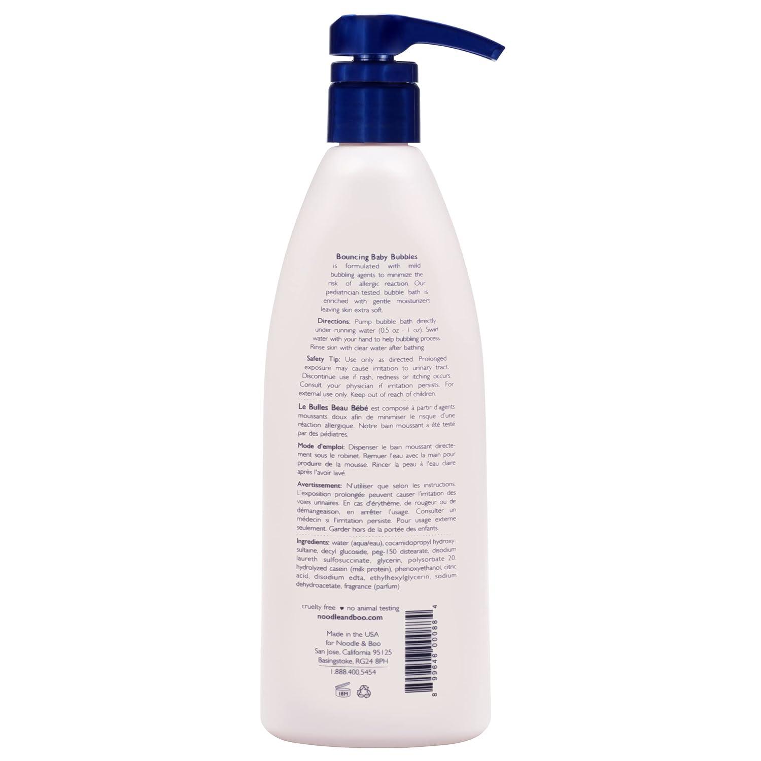 image:imageNoodle amp Boo Bouncing Baby Bubbles for Sensitive Skin and Hypoallergenic16 Fl Oz Pack of 1